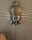 Wandlampe Holz 62,5 cm hoch mit Schalter Stecker E27