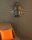 Wandlampe Holz 62,5 cm hoch mit Schalter Stecker E27