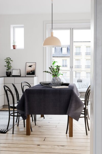 Suspension métal Ø 38 cm rond H : max. 120 cm Beige E27