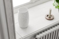 Lampe de table blanc 26 cm de haut E27 métal GITTE