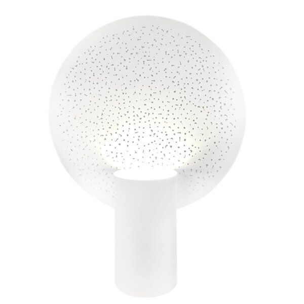 Tischlampe Weiß 50 cm hoch dekorativ Metall E27