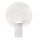 Tischlampe Weiß 50 cm hoch dekorativ Metall E27