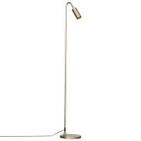 Petit lampadaire 146 cm en or GU10 métal rétro