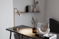 Lampe de bureau en métal GU10 51 cm de haut en or mat