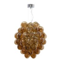 Pendelleuchte Rauchglas B: 64 cm H: max. 140 cm verstellbar