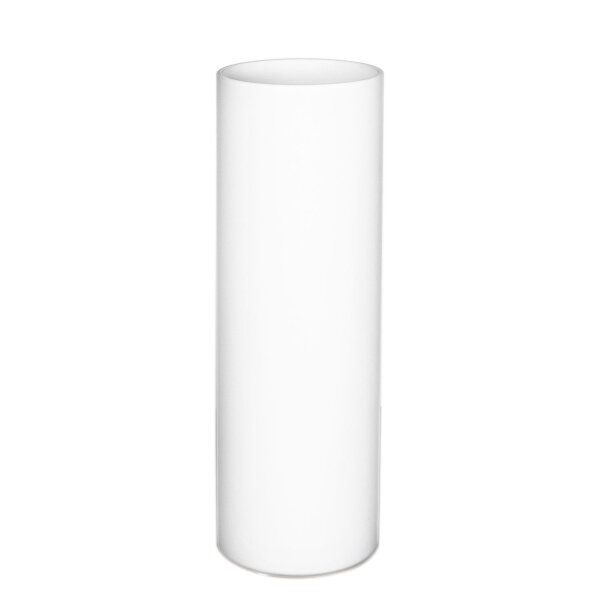 Lampe de table blanc mat verre hauteur 30 cm E27 interrupteur à câble