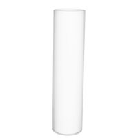 Tischlampe Glas Weiß matt 40 cm E27 Kabelschalter
