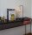 Tischlampe Glas Weiß matt 40 cm E27 Kabelschalter