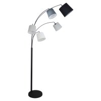 Bodenleuchte groß 200 cm 5-flammig E14 verstellbar