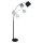 Lampe de sol grande 200 cm 5 flammes E14 orientables