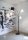 Lampe de sol grande 200 cm 5 flammes E14 orientables