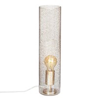 métal verre 40 cm de haut en or E27 avec...
