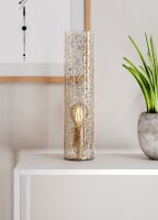 métal verre 40 cm de haut en or E27 avec...