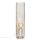 métal verre 40 cm de haut en or E27 avec interrupteur à câble