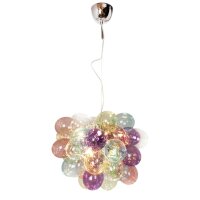 Suspension Coloré L : 50 cm H : max. 120 cm Verre...