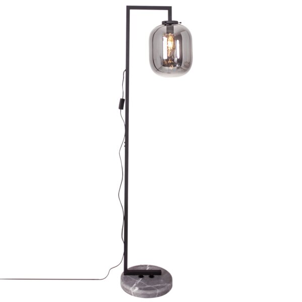 Stehlampe Marmor Fuß 150 cm hoch Retro Design