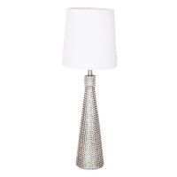 Lampe de table métal tissu 54 cm de haut Moderne...