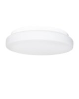 Deckenleuchte Bad rund Ø 25 cm Metall Glas E27...