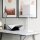 Beistelllampe Weiß 52 cm Stoff Metall E27 Kabelschalter