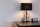 Nachttischlampe Metall Stoff 69 cm Schwarz E27 Modern
