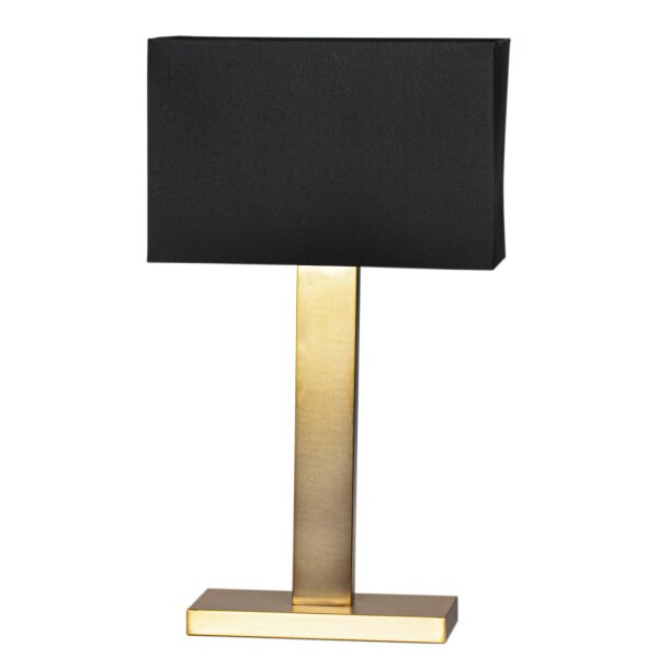Lampe de chevet E27 69,5 cm rectangulaire Moderne Métal Tissu