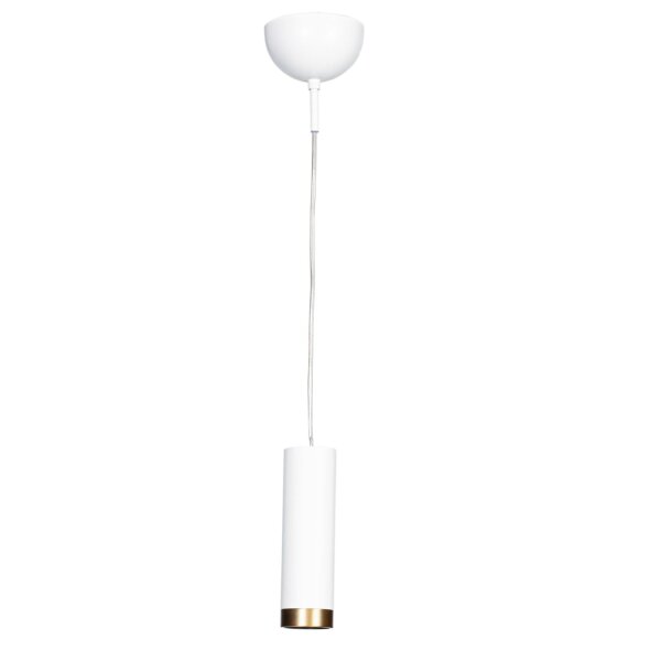 Hängeleuchte Weiß B: 6 cm H: max. 120 cm Metall schmal GU10