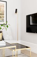 Lampadaire Or Noir 157 cm de haut GU10 orientable
