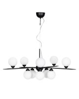 Hängeleuchte Metall Glas B: 100 cm H: max. 160 cm...