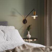 Applique avec câble métal E27 bras pivotant...