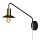 Wandleuchte mit Kabel Metall E27 Schwenkarm 35 cm hoch