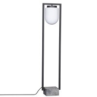 Stehlampe Terrasse 120 cm E27 IP44 Marmor Fuß mit...