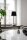 Tischlampe Stoff Metall E27 59,5 cm in Schwarz Silber