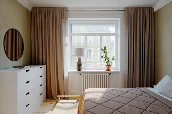 Nachttischlampe Stoff Keramik 74 cm hoch Braun Weiß E27