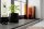 Beistelllampe Rauchglas Metall E27 30 cm hoch in Cognac