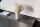 Lampe de table Blanc H : 41 cm inclinable Métal Interrupteur à câble E27
