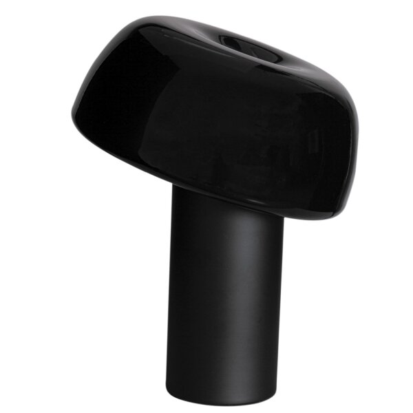 Lampe de table noir métal H : 41 cm Interrupteur à câble inclinable