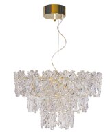 Lampe à suspendre cristal 51,5 cm de large H :...