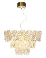 Lampe à suspendre cristal 51,5 cm de large H :...