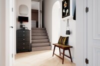 Lampe de table noir cuivre 55,5 cm métal tissu E27