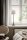 Lampe dappoint Noir Blanc 68,5 cm E27 Métal Tissu Moderne