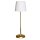 Tischleuchte Gold Wei&szlig; 68,5 cm E27 Metall Stoff Modern