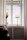 Lampe de table verre métal E27 55 cm en laiton blanc rond