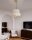 Suspension verre métal E27 largeur 50 cm H : max. 120 cm