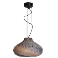 Lampe &agrave; suspendre verre L : 44,5 cm H : max. 140...