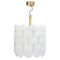 Lampe à suspendre verre métal Ø 50...