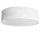 Deckenlampe D: 60 cm rund Modern Weiß Metall Stoff E27