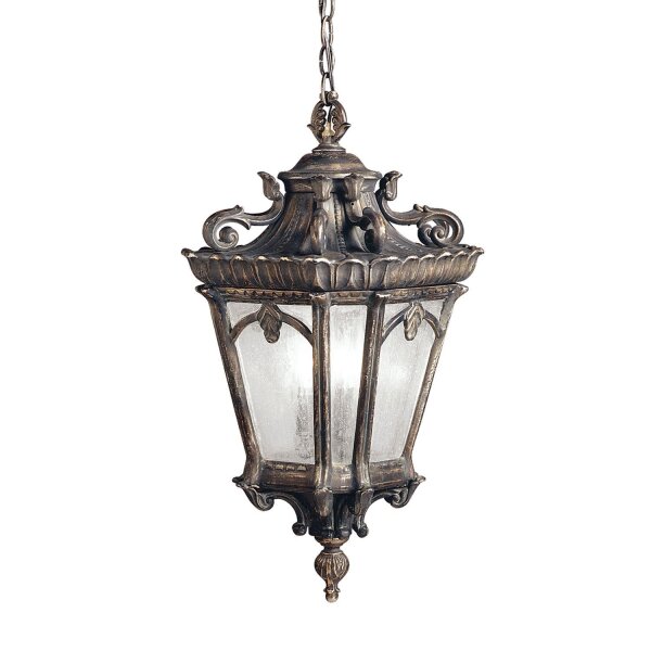 Lampe à suspension vintage en aluminium Ø43cm réglable à lextérieur