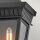 Wandlampe außen Schwarz E14 IP44 H: 39,4 cm Aluminium Glas