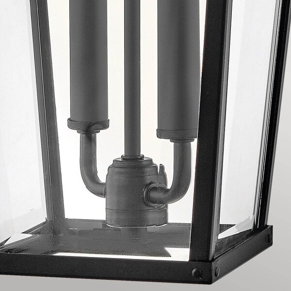 Außenwandleuchte Glas Aluminium E14 IP44 55,6 cm hoch