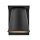 Downlight Terrasse Schwarz LED GU10 klein H: 15,4 cm